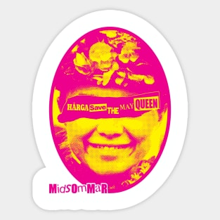 Hårga Save the May Queen [ MIDSOMMAR A24 HORROR SHIRT ] Sticker